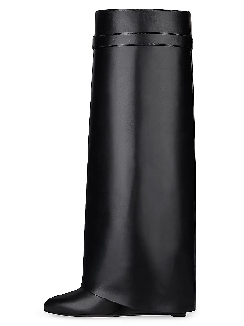 Shark Lock Boots Leather