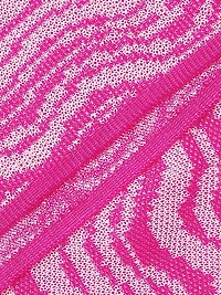 Wavy Jacquard Crewneck Sweater