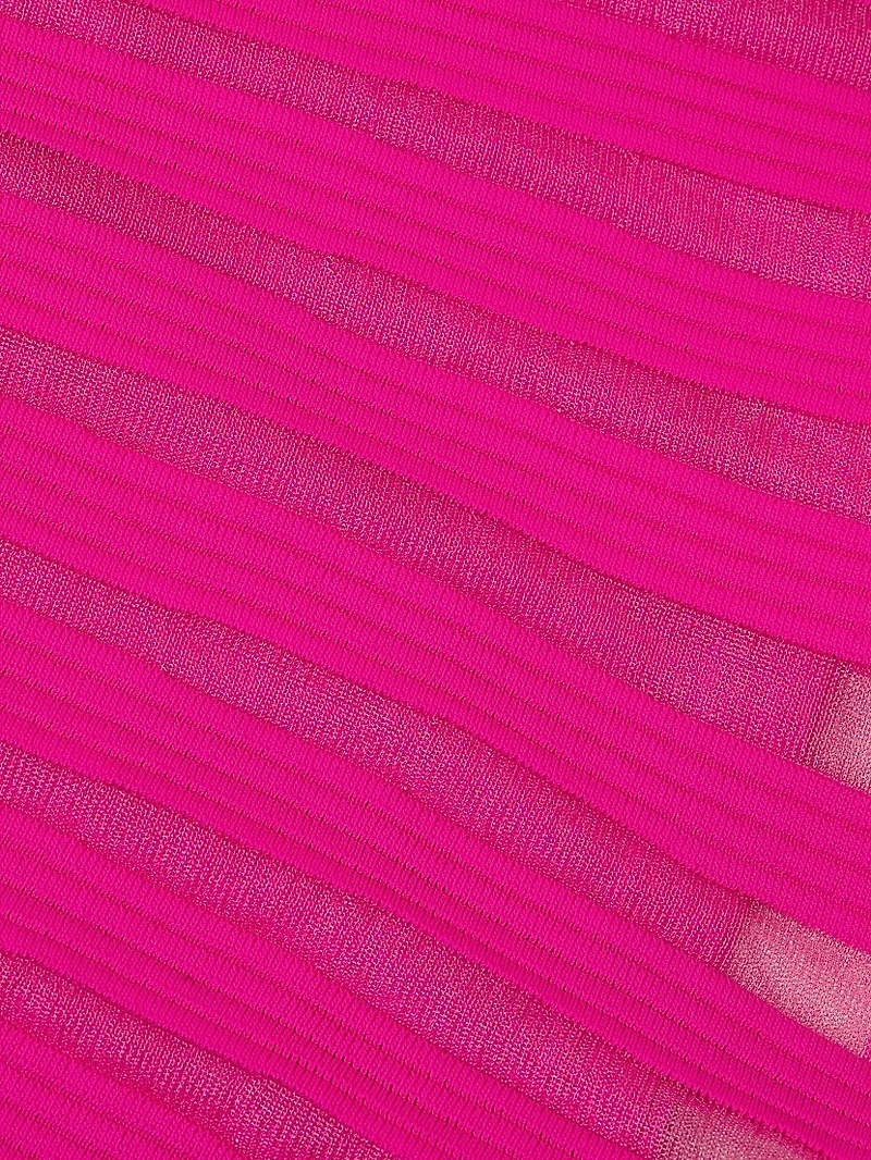 Tabitha Ribbed Godet Minidress