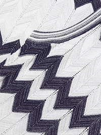 Knit Zigzag Midi-Dress