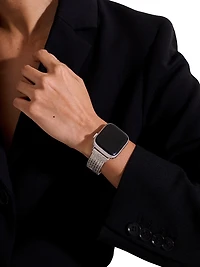 Sterling Silver & 0.44 TCW Diamond Smartwatch Bracelet/0.71"