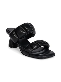 65MM Padded Leather Sandals