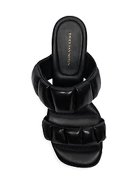 65MM Padded Leather Sandals