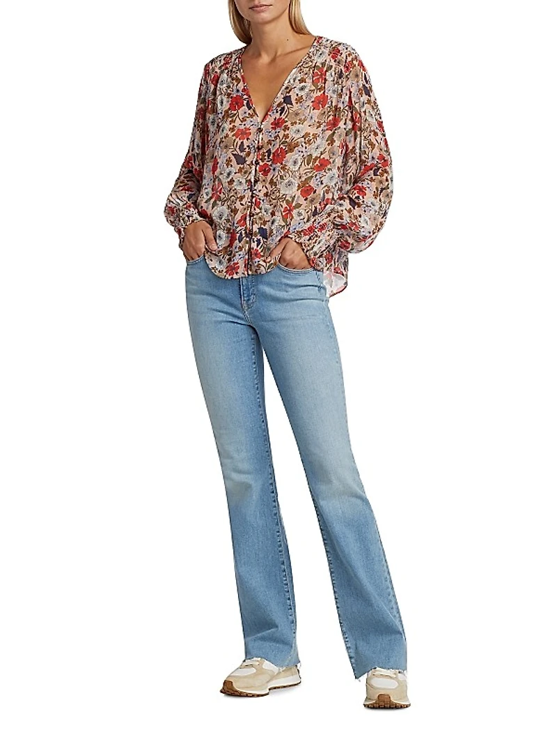 Cameron Stretch-Cotton Boot-Cut Jeans