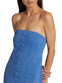On The Water Monica Denim Minidress
