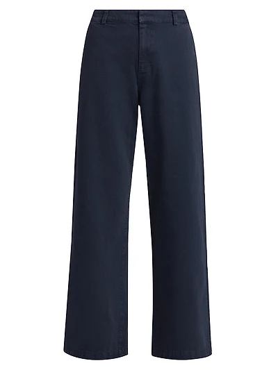 Lee Flared Crop Denim Pants