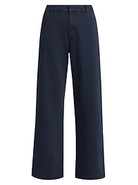 Lee Flared Crop Denim Pants