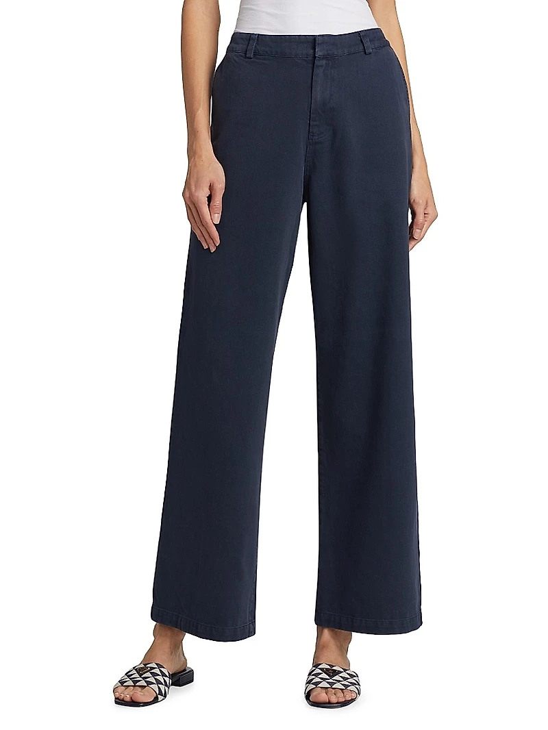 Lee Flared Crop Denim Pants