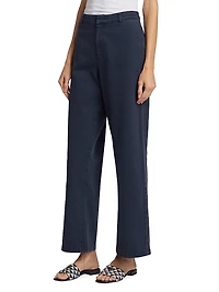 Lee Flared Crop Denim Pants