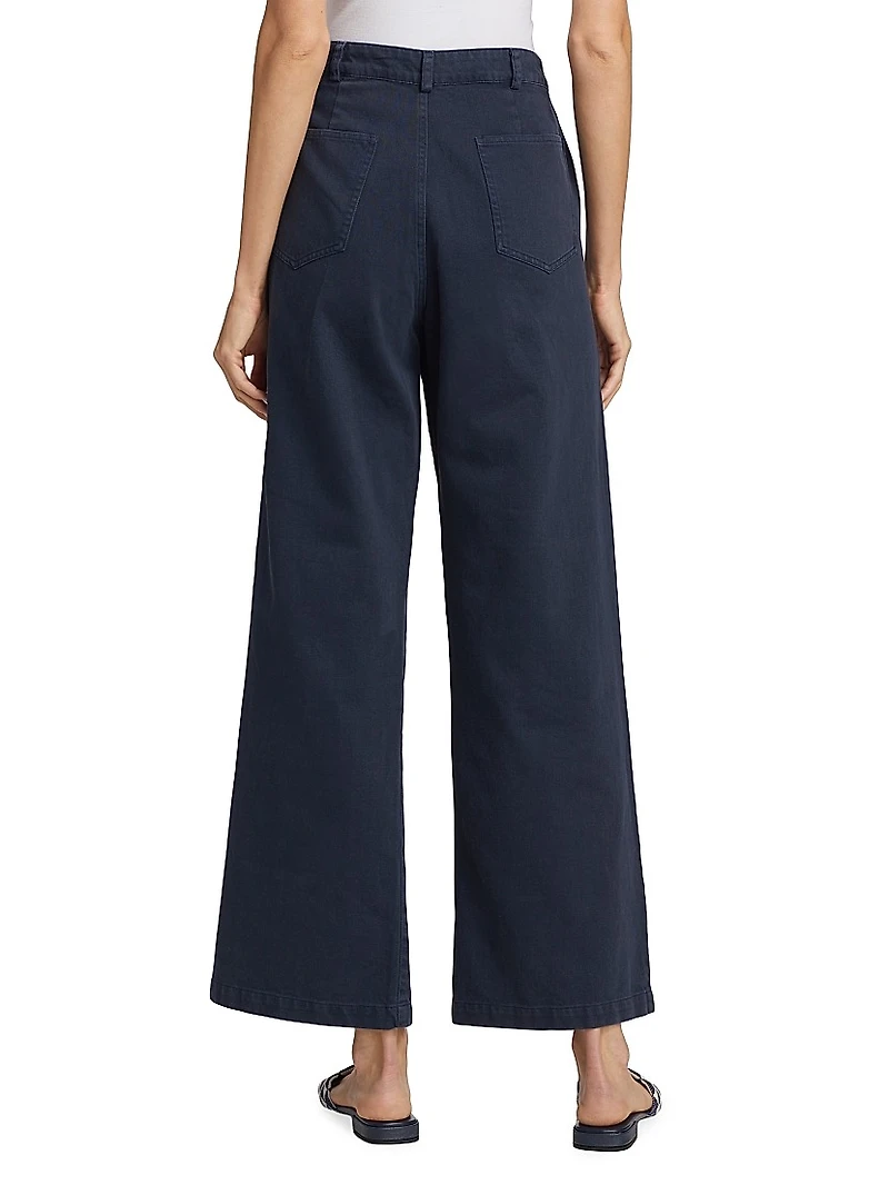 Lee Flared Crop Denim Pants