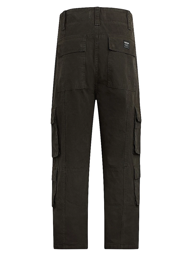 Cargo Straight-Leg Pants