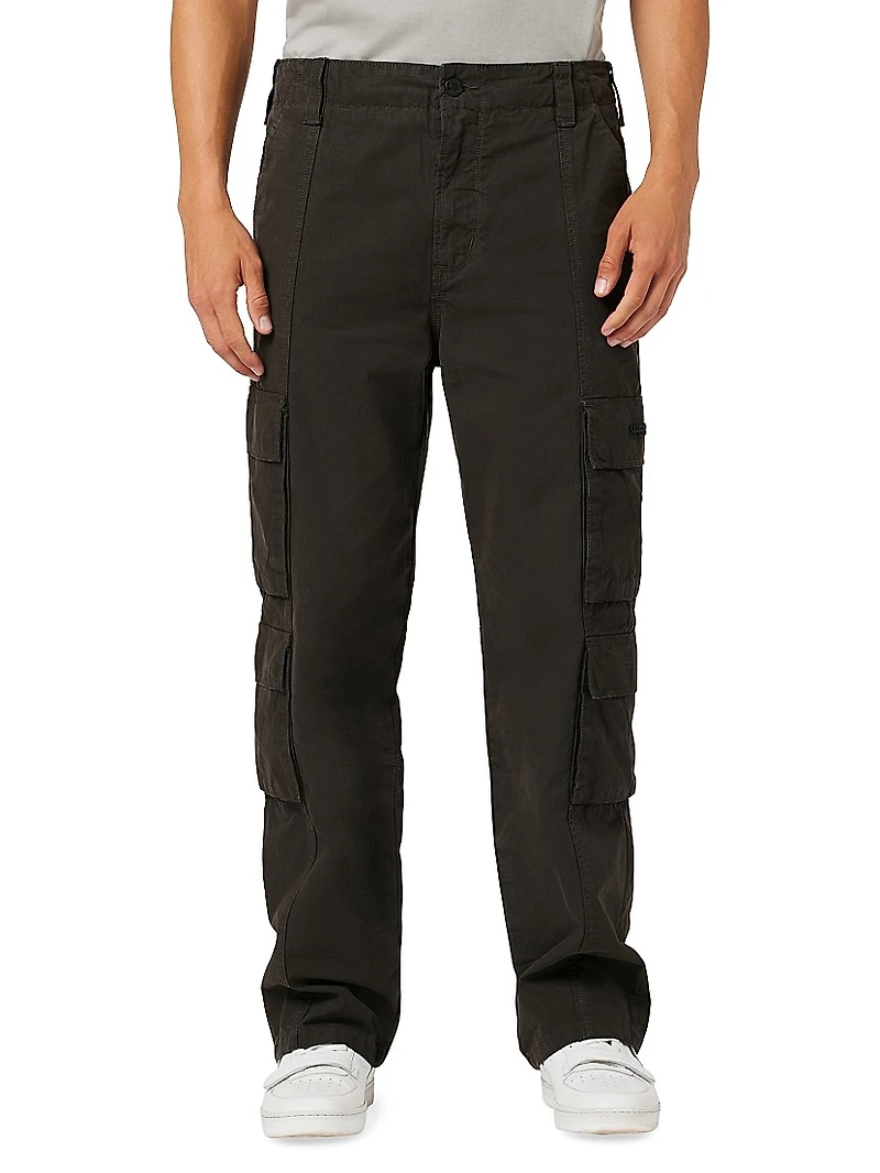 Cargo Straight-Leg Pants