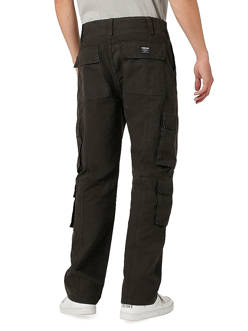 Cargo Straight-Leg Pants