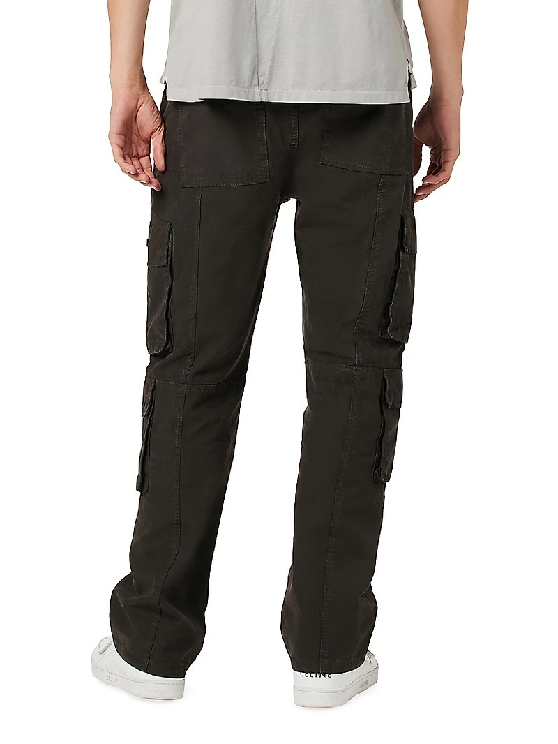 Cargo Straight-Leg Pants