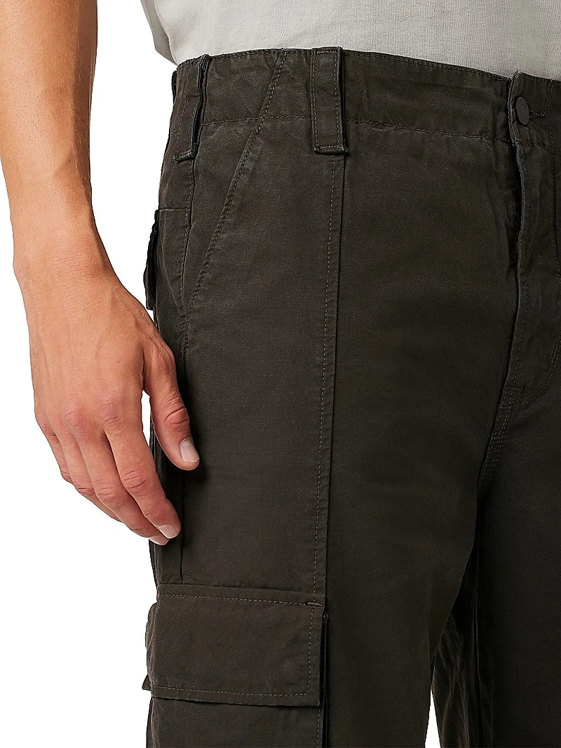 Cargo Straight-Leg Pants