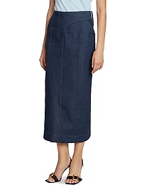 La Jupe De Nimes Obra Maxi Skirt