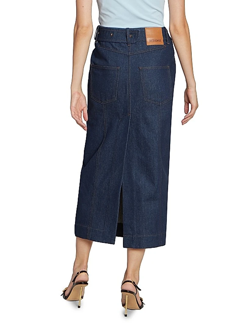 La Jupe De Nimes Obra Maxi Skirt