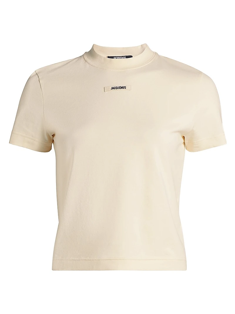 Grosgrain Cotton Logo T-Shirt