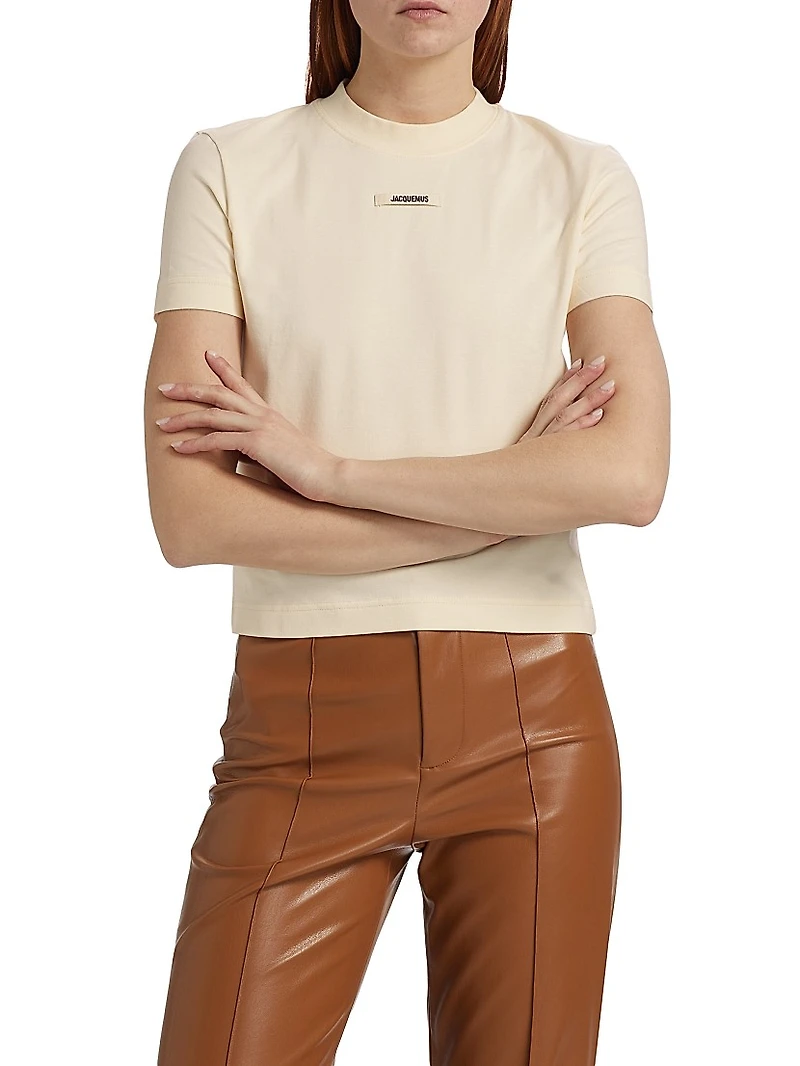 Grosgrain Cotton Logo T-Shirt