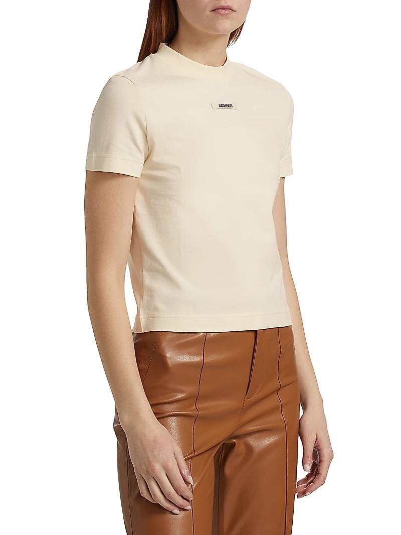 Grosgrain Cotton Logo T-Shirt