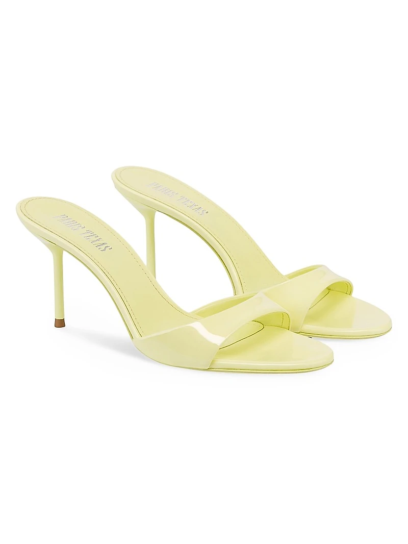 Lidia Patent Leather Mules