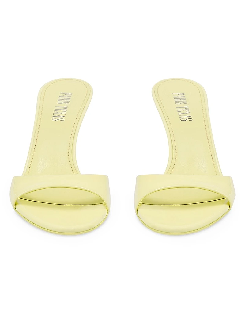 Lidia Patent Leather Mules