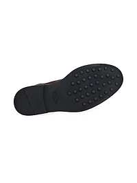 Perforated Suede Derbys