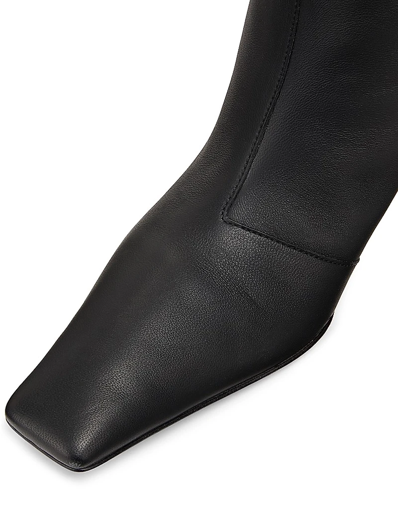 Bezither Leather Knee-High Boots