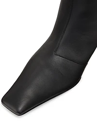 Bezither Leather Knee-High Boots