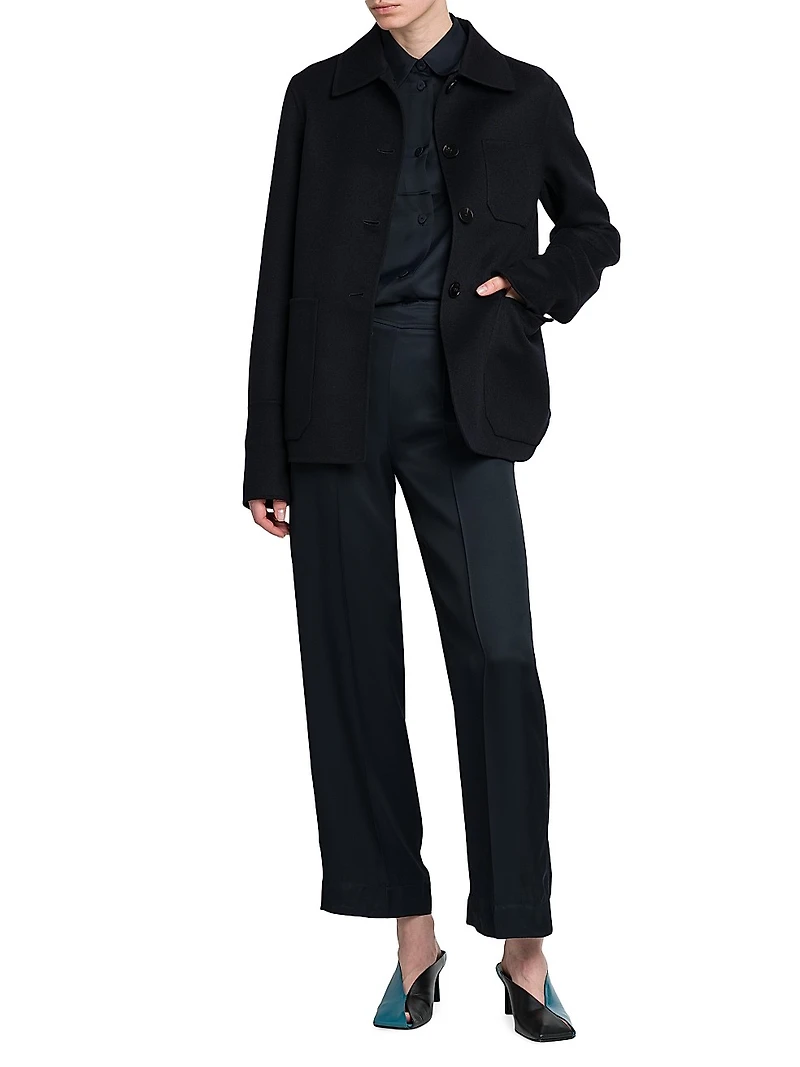 Straight-Leg Trousers