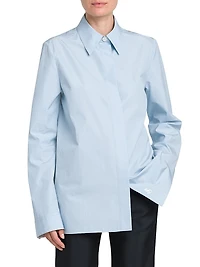 Relaxed Cotton Striped Shirt