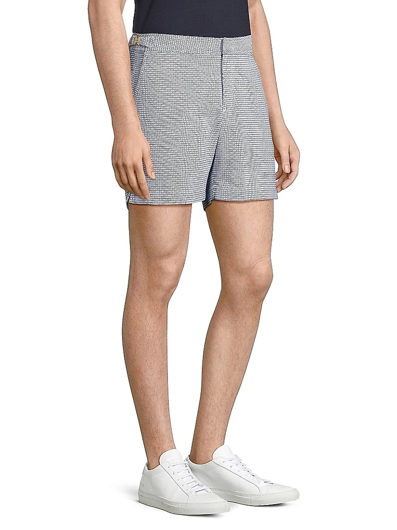 Bulldog X Fenella Geometric Swim Shorts