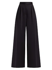 Zinnia Pleated Wide-Leg Pants