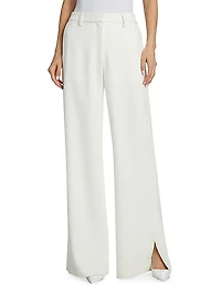 Lyra Crepe Straight Trousers
