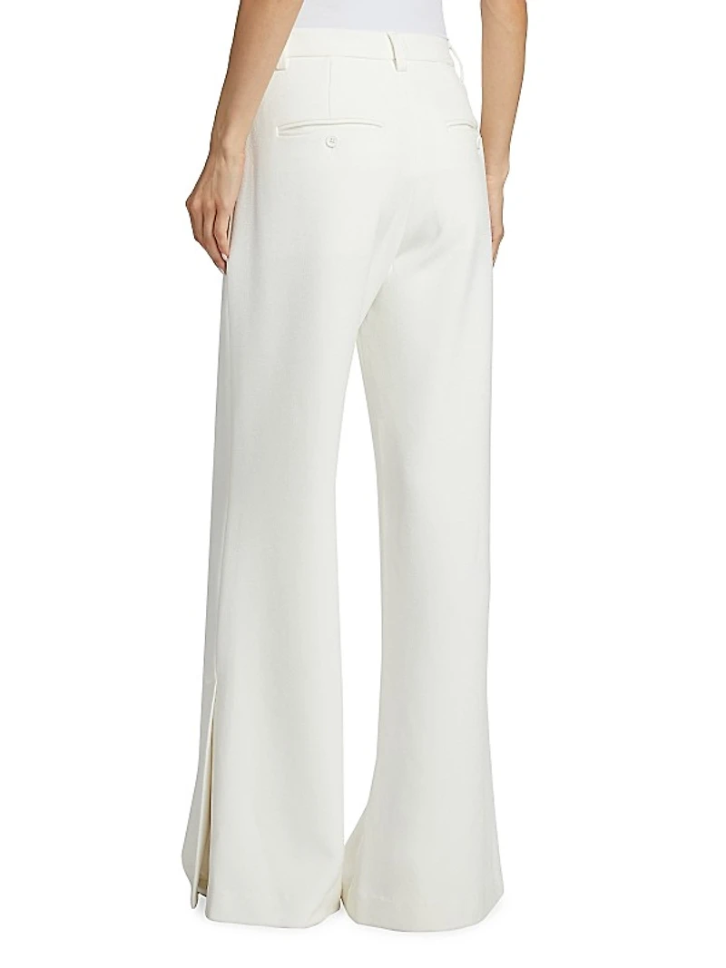 Lyra Crepe Straight Trousers