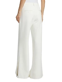 Lyra Crepe Straight Trousers