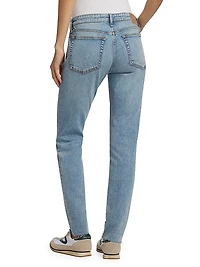 Dre Low-Rise Slim Boyfriend Jeans
