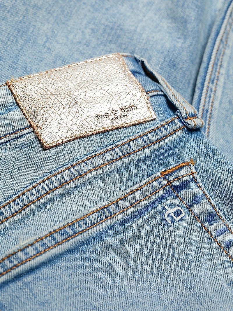 Dre Low-Rise Slim Boyfriend Jeans
