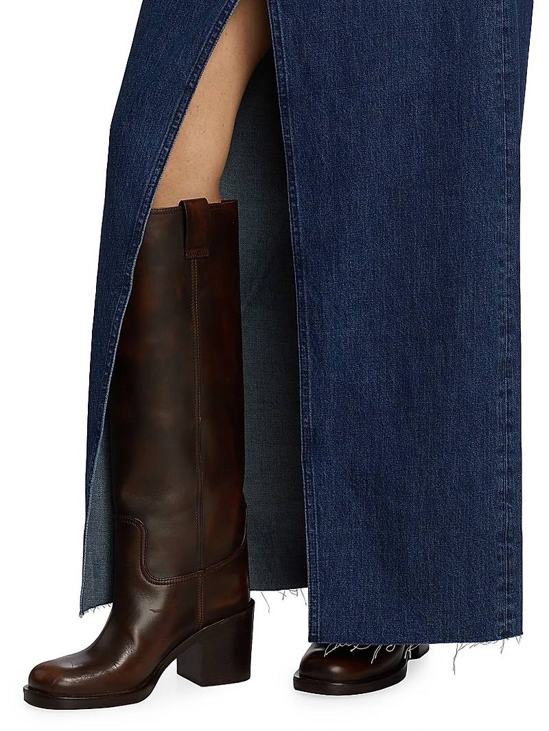Avery Denim Maxi Skirt