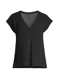 Cotton Knit Vest Top