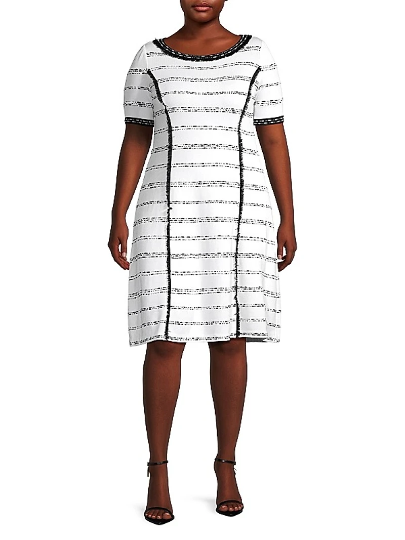 Knit Knee-Length Dress