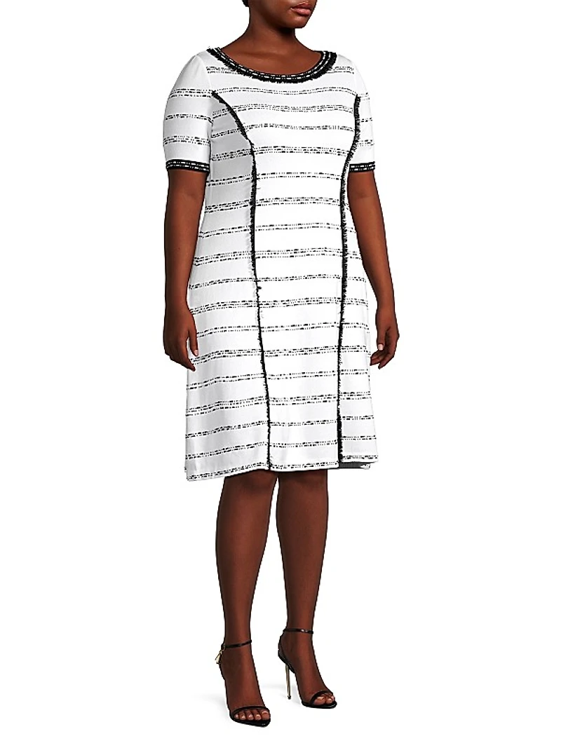 Knit Knee-Length Dress
