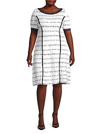 Knit Knee-Length Dress