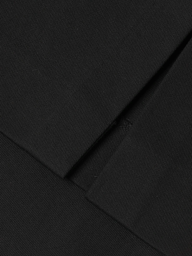 Boot-Cut Cotton-Blend Pants
