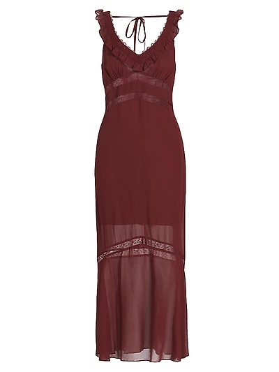 Purdie Lace Midi-Dress