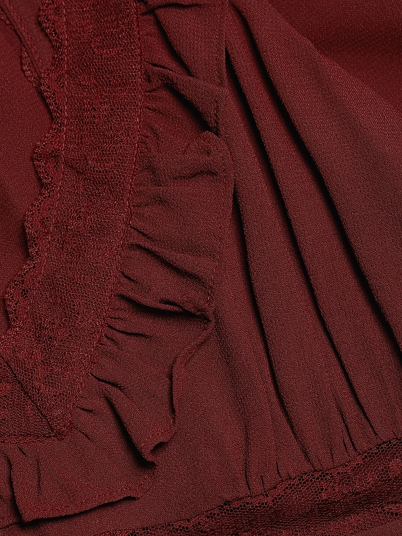 Purdie Lace Midi-Dress