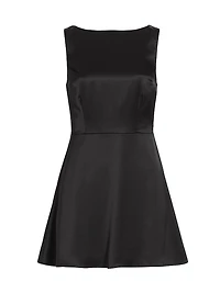 Zenni Satin Minidress