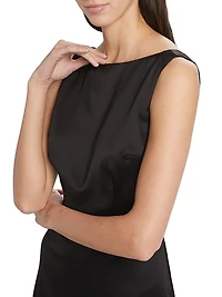 Zenni Satin Minidress