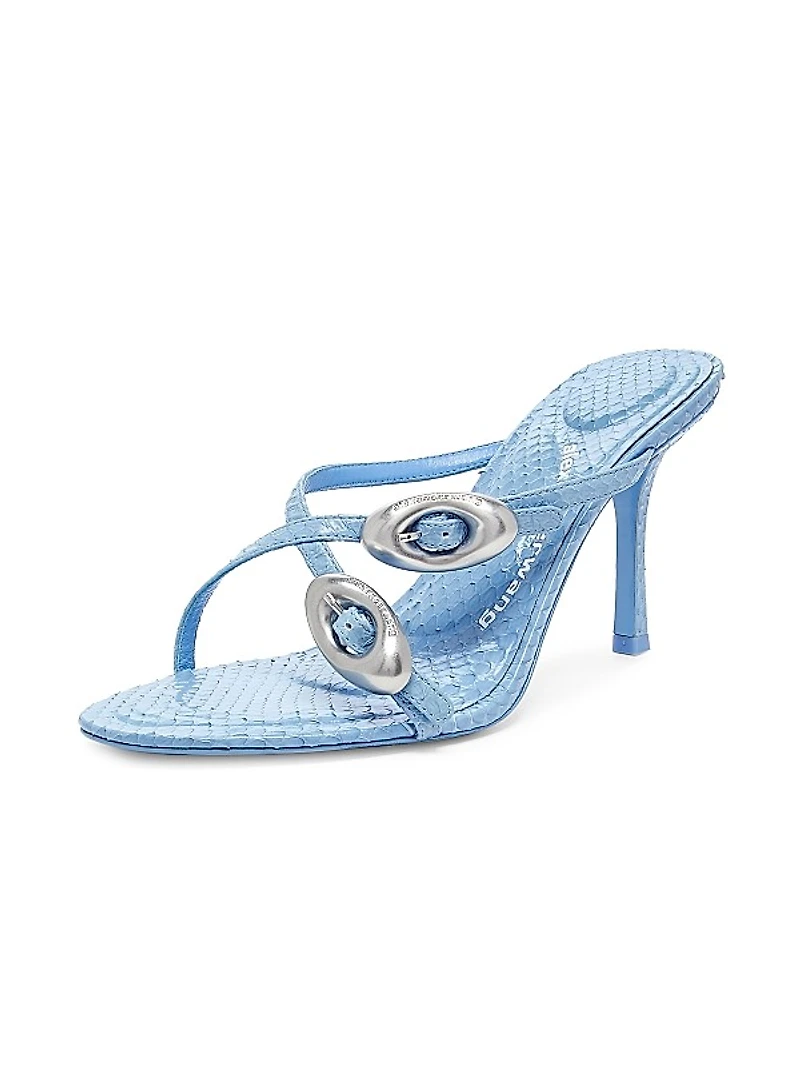 Dome 85MM Embellished Watersnake Sandals