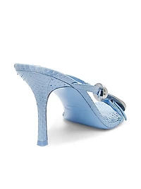 Dome 85MM Embellished Watersnake Sandals